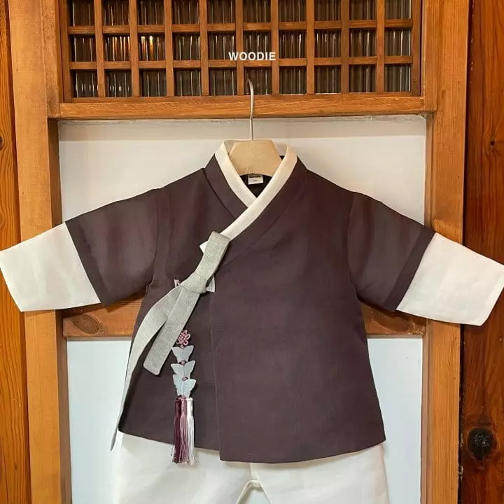 Woodie - Korean Baby Fashion - #babyclothing - Suwul Hanbok Bebe Boy - 7