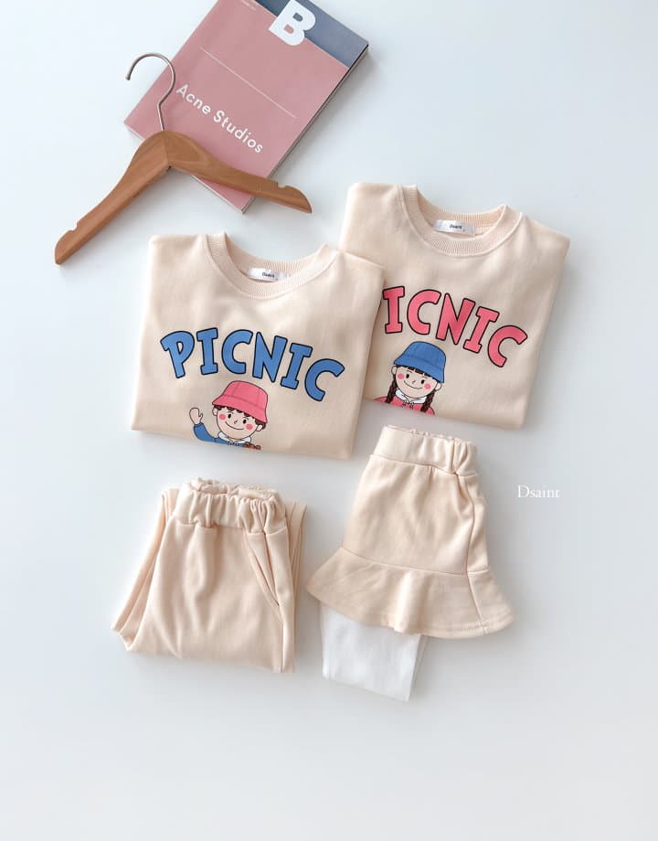 Dsaint - Korean Children Fashion - #minifashionista - Picnic Top Bottom Set - 6