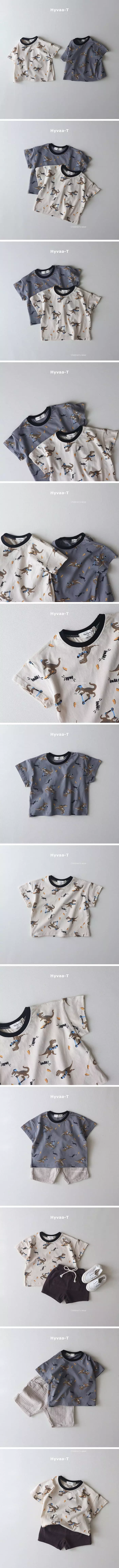 Hyvaa - Korean Baby Fashion - #babyboutique - Dino TEe