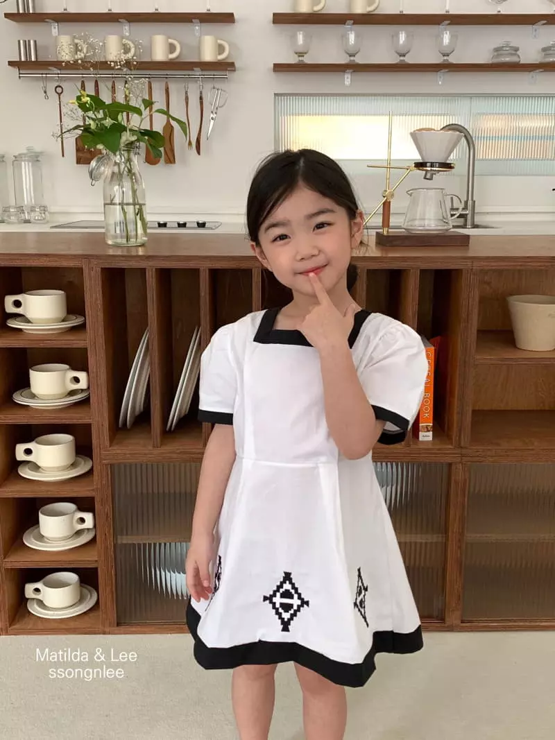 Matilda & Lee - Korean Children Fashion - #childrensboutique - Embrodiery One-piece - 8