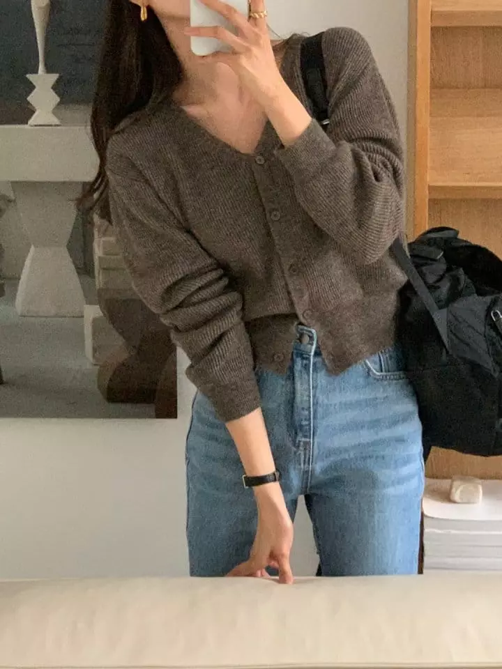 Jeiin - Korean Women Fashion - #momslook - Lams Cardigan - 8