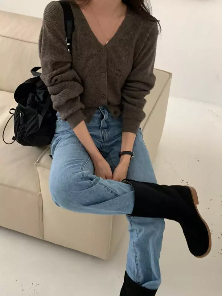 Jeiin - Korean Women Fashion - #restrostyle - Lams Cardigan - 3
