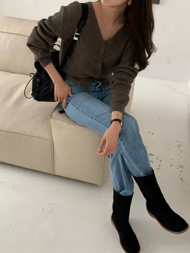 Jeiin - Korean Women Fashion - #restrostyle - Lams Cardigan - 4