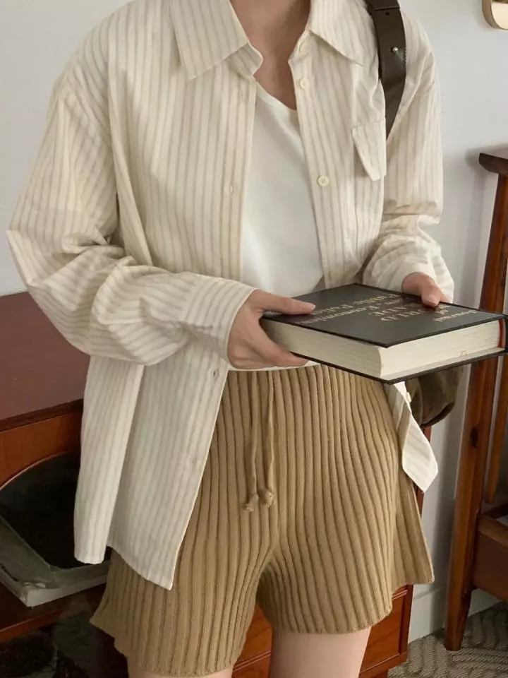 Jeiin - Korean Women Fashion - #shopsmall - Greek Shirt - 3