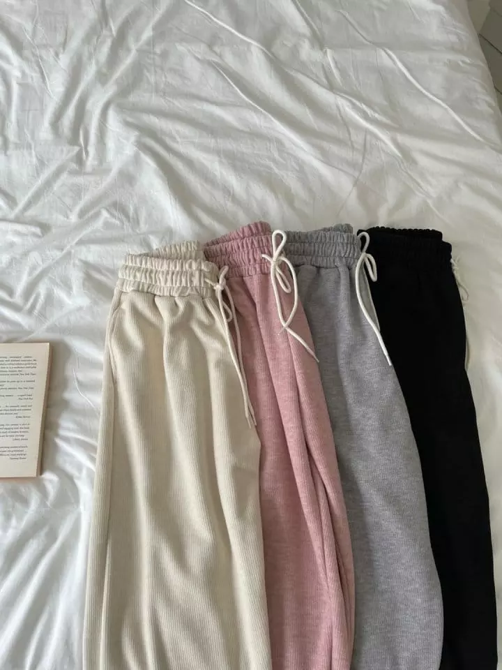 Jeiin - Korean Women Fashion - #vintageinspired - Rib Pants